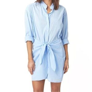 XiRENA Light Blue Button-Up Dress